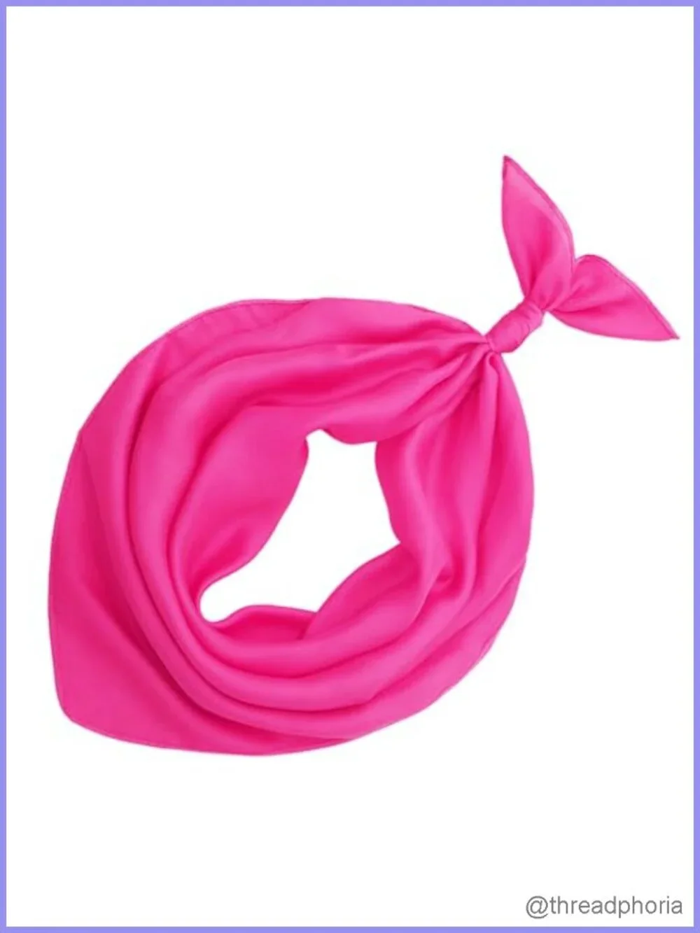 Satin Silk Feeling Square Scarf 27.5in Hair Head Neck Handbag Accessory